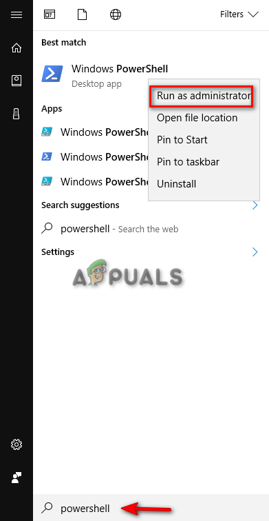 Running Windows Powershell as an administrator