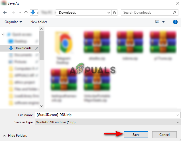 Selecting Download Location