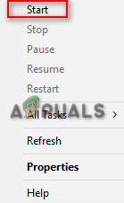 Starting the Service