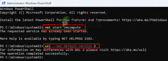 Updating the WSL Version