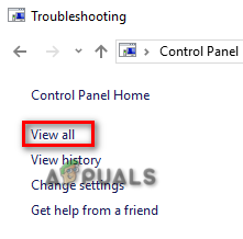 Viewing All Troubleshooter