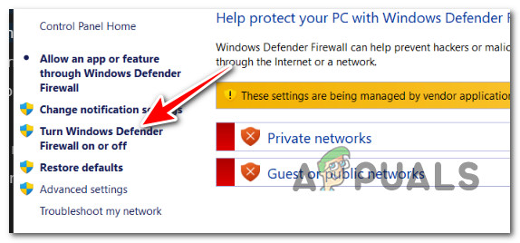 Access the Dedicated Menu