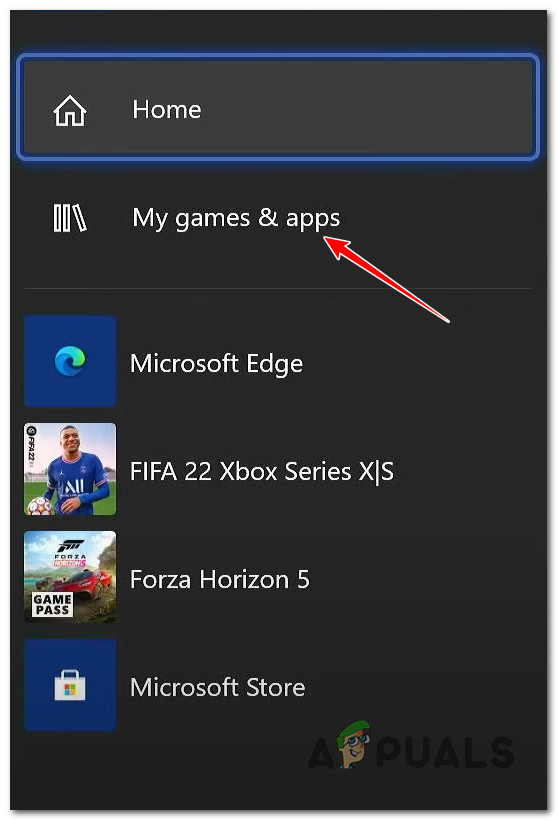 Access the My Games & Apps