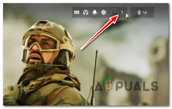 Access the Profile icon