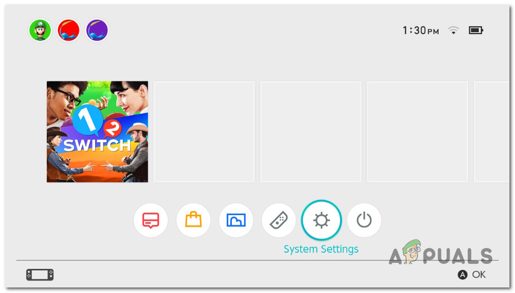 Access the System Settings menu