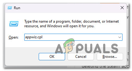 Open up the Programs and Features menu