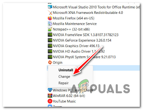 Changing the Office installation