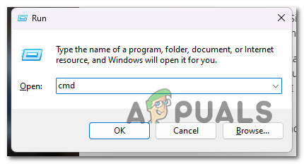 Open up a CMD window