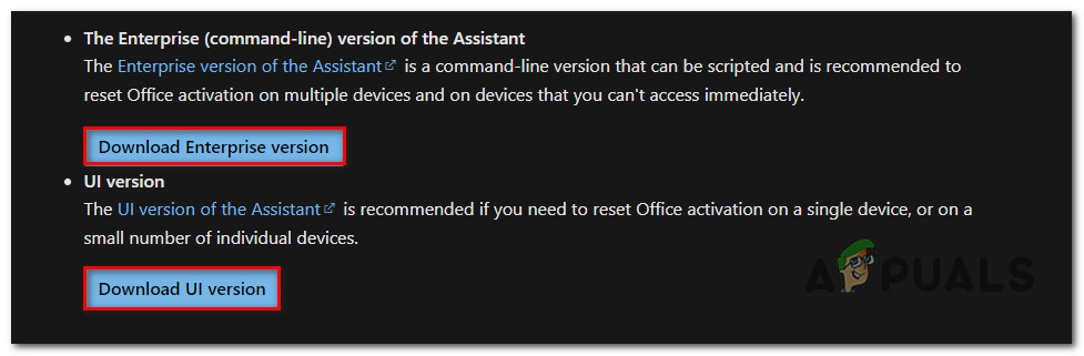 Downloading the correct version