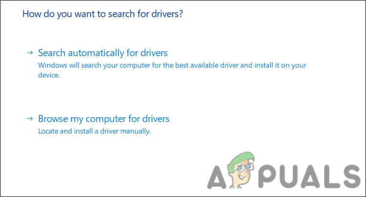 Search the system for drivers