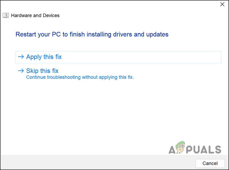 Apply the suggested fix