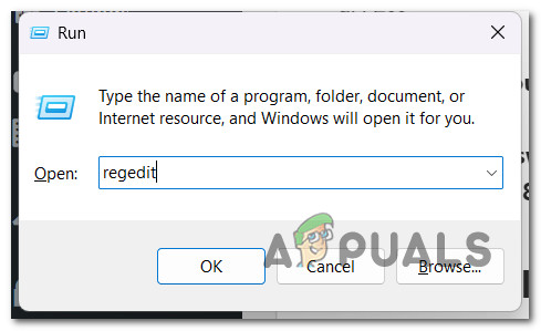 Open up the Registry Editor
