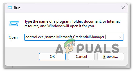 Opening up Credentials manager via Run box