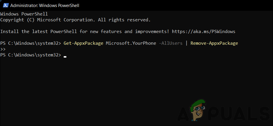 Execute the entered command