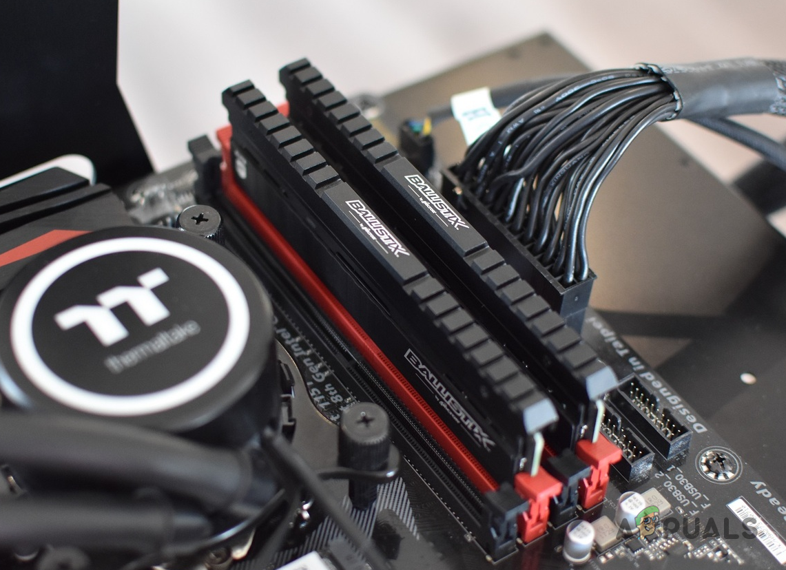 RAM Sticks on Motherboard
