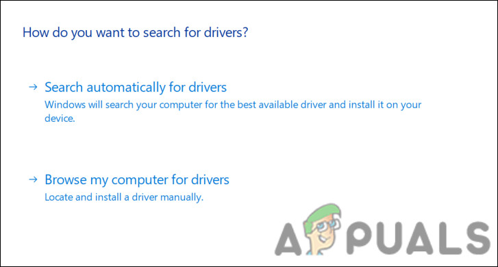 Search the system for drivers