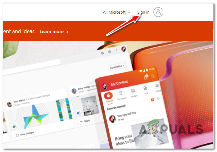 Sign in with your Microsoft account