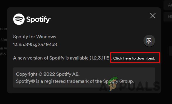 Updating Spotify