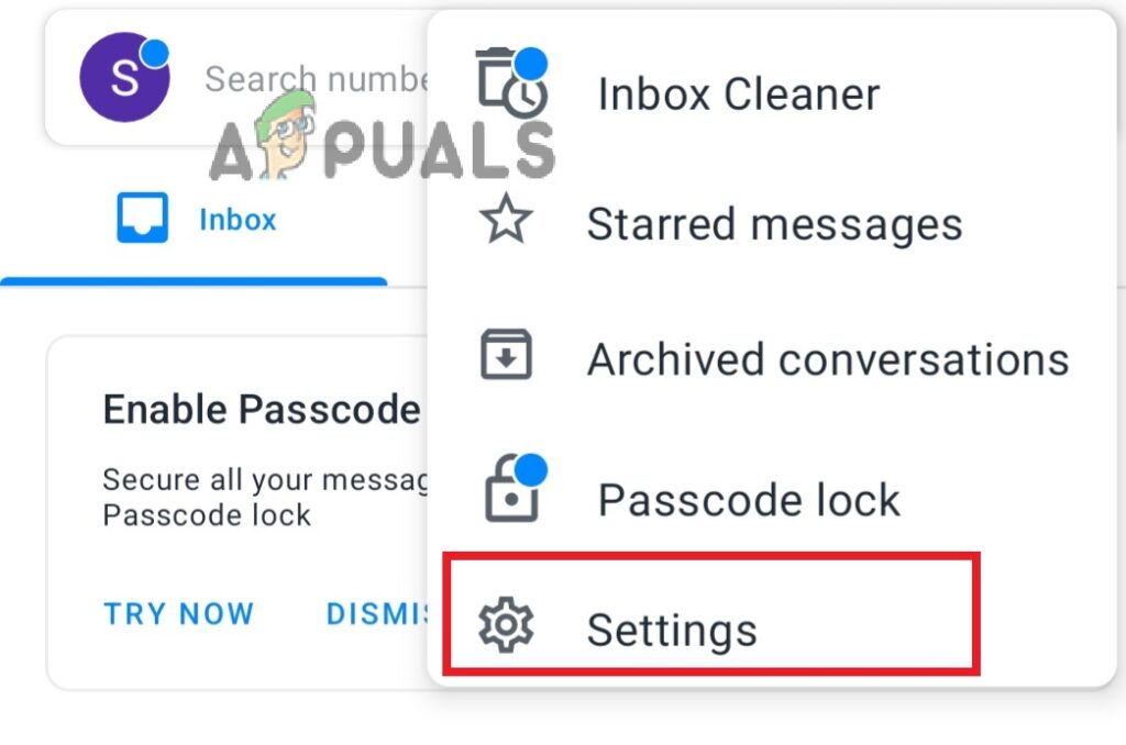 Go to Truecaller Settings