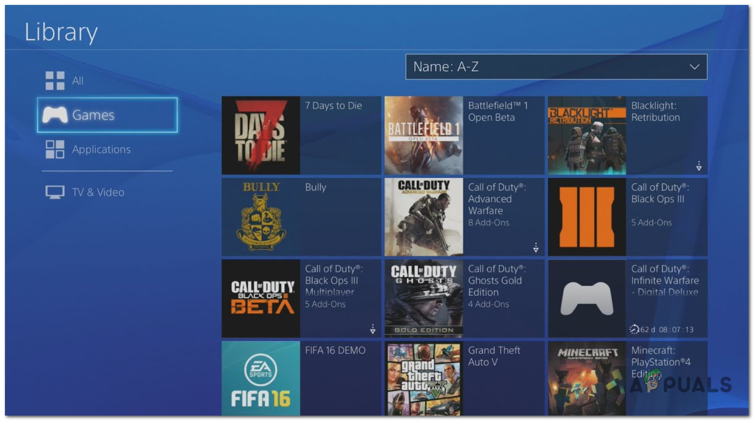 Uninstall COD: Modern Warfare on PS4