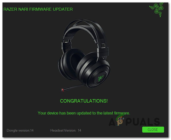 Update headset firmware