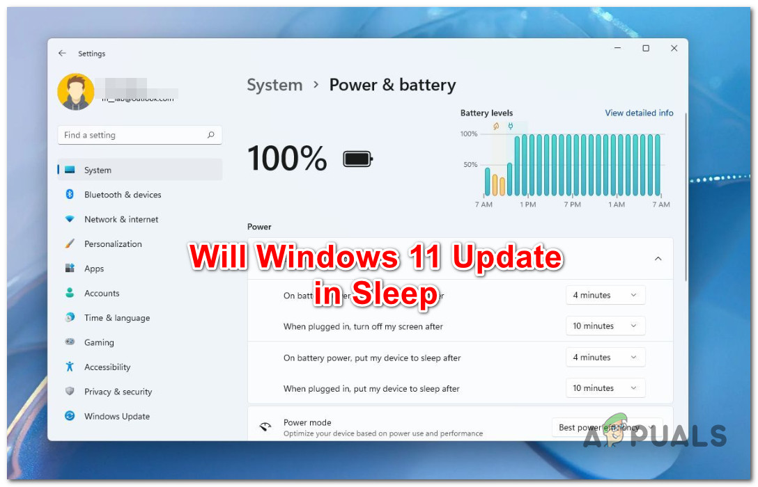 Will Windows 11 update in Sleep Mode