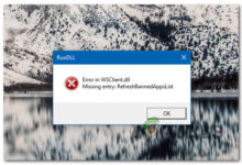 How to Fix WSClient.DLL error