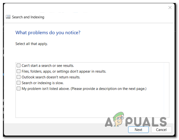 Selecting the problems that this issue causes