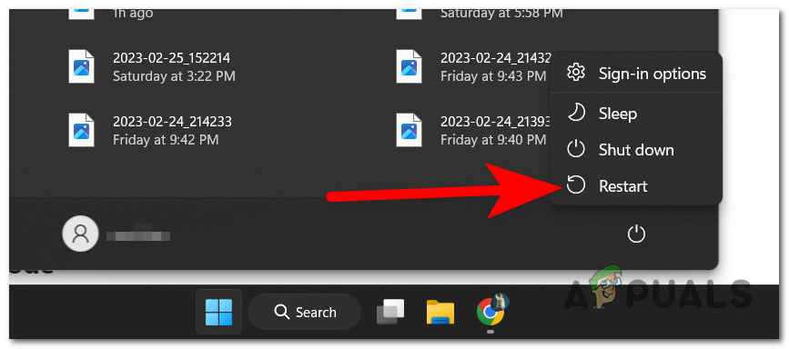 Restarting your computer
