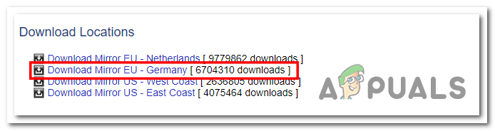 Selecting server in DDU