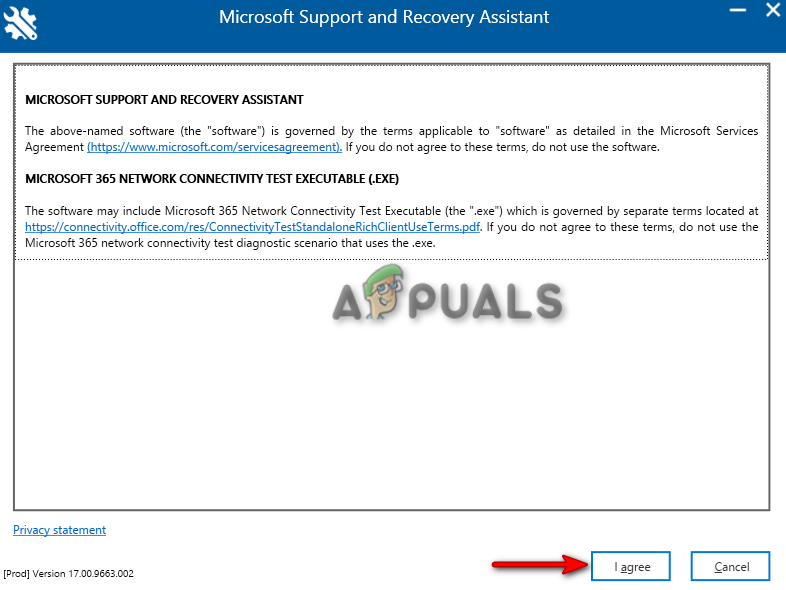 Accepting the agreement