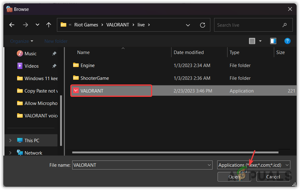 Adding VALORANT to Windows Firewall Settings