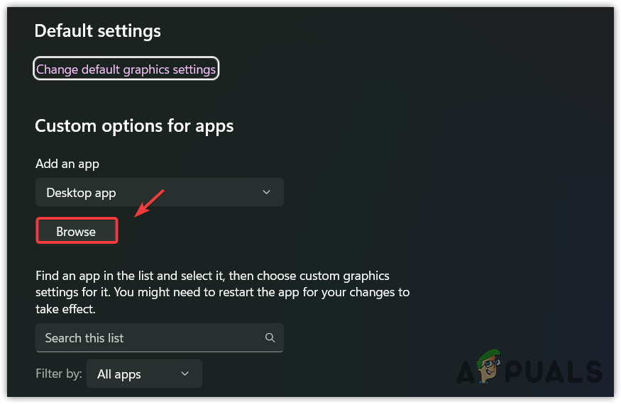 Browsing the game exe file