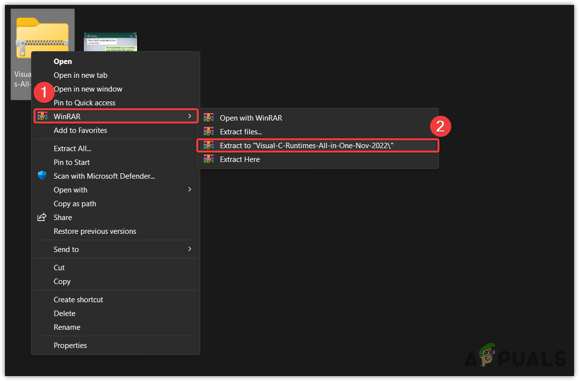Extracting DDU Zip Folder