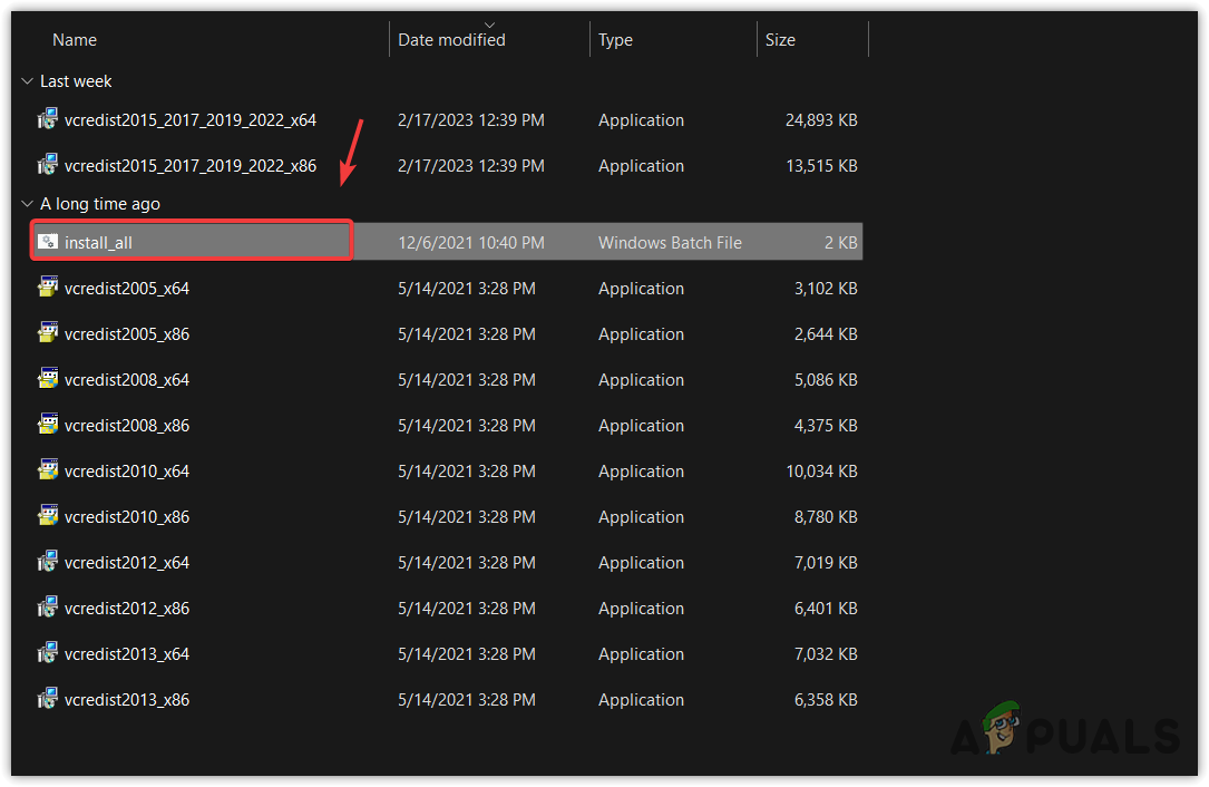 Installing Microsoft Visual C++ Components