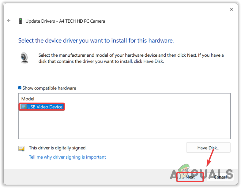 Installing UVC driver