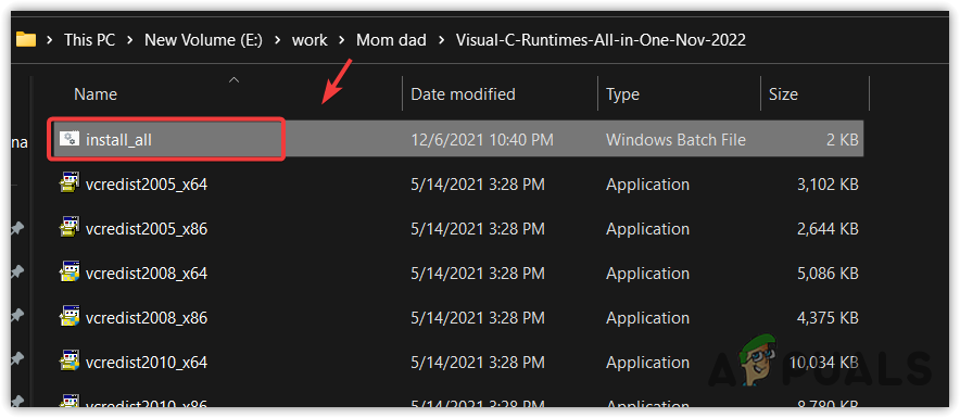 Installing all the versions of Microsoft Visual C++