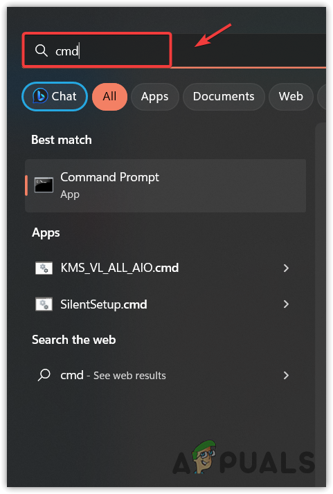 Launching Command Prompt