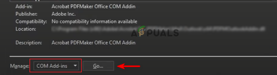 Managing COM Add-ins