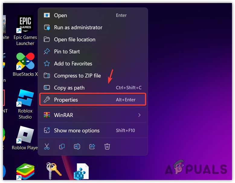 Navigating to Roblox Properties