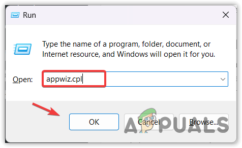 Opening Control Panel Programs and Features