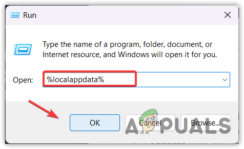 Opening Local Appdata folder using Run Program