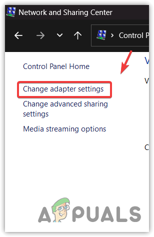 Opening Network Adapter settings to tướng view Network Adapters