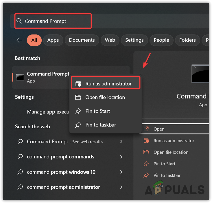 Opening cmd as administrator