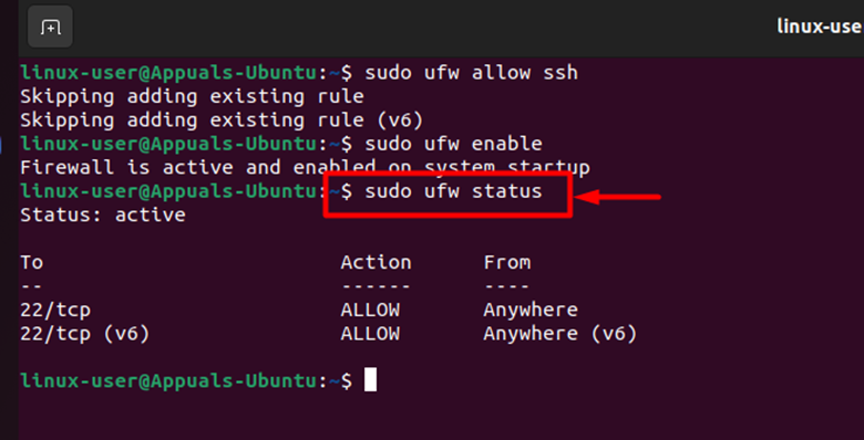 Check Firewall status