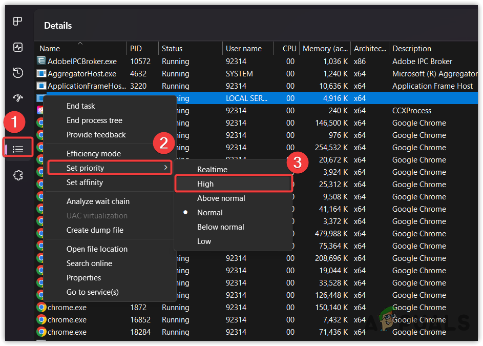 Prioritizing Marvel's Midnight Suns from Task Manager