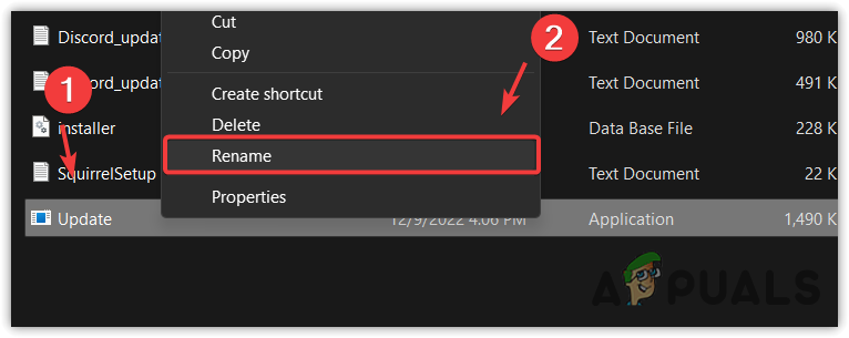 Proceeding to rename discord folder