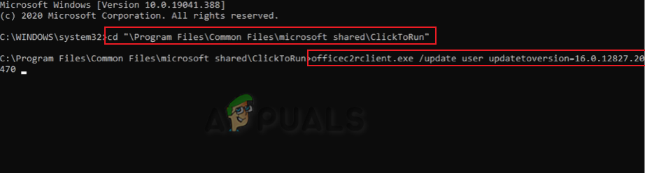 Rolling back Outlook update