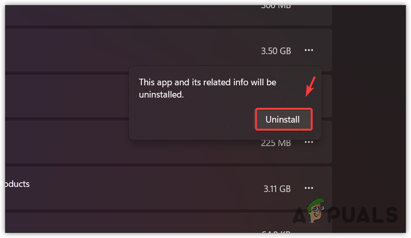 Removing the trouble-causing application