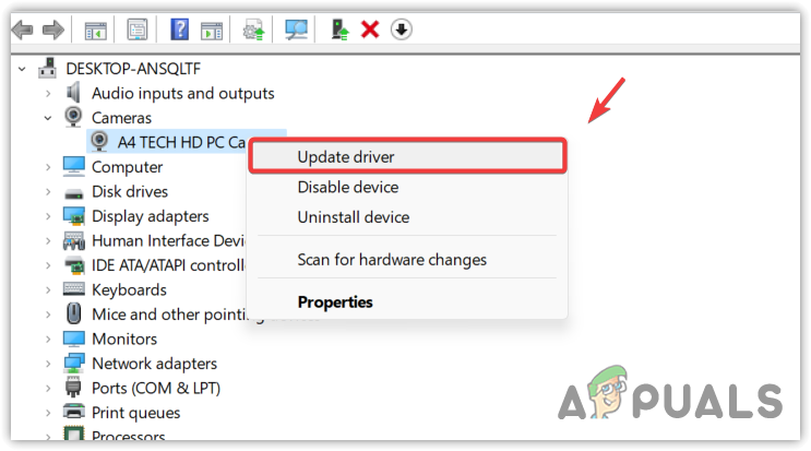 Updating Camera driver